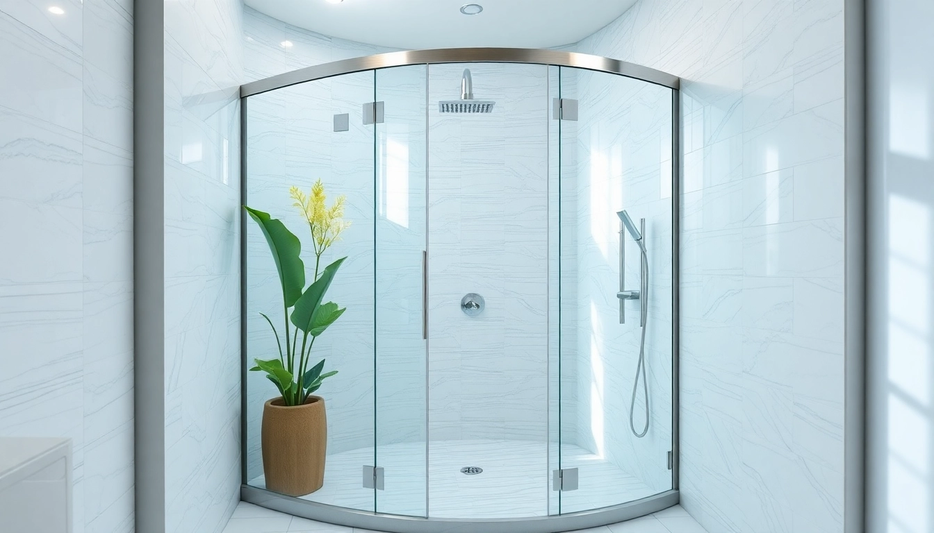 Showcasing elegant showers au with modern design elements and tranquil bathroom aesthetics.