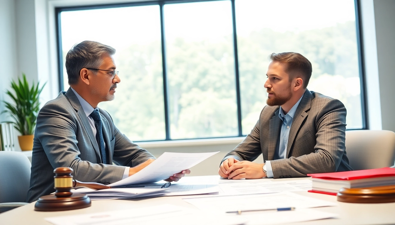Consultation with Clearwater truck accident lawyer in a bright office setting.