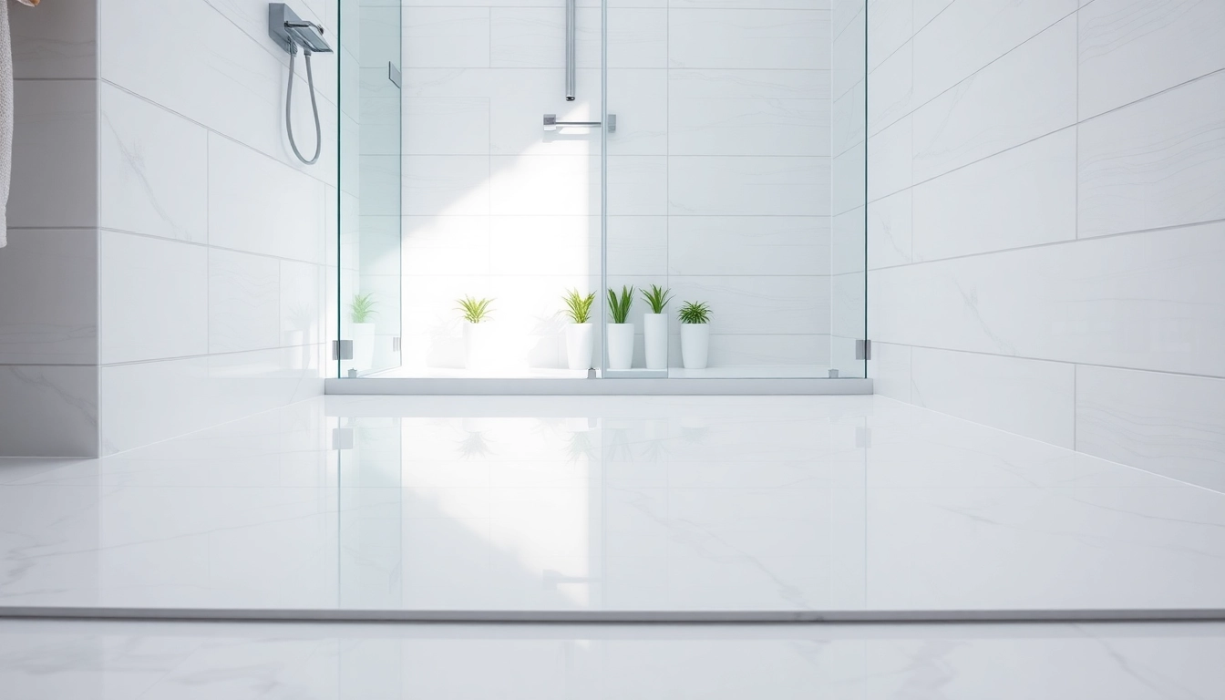 Stylish 800 x 800 shower base in a modern bathroom setting with sleek design features.