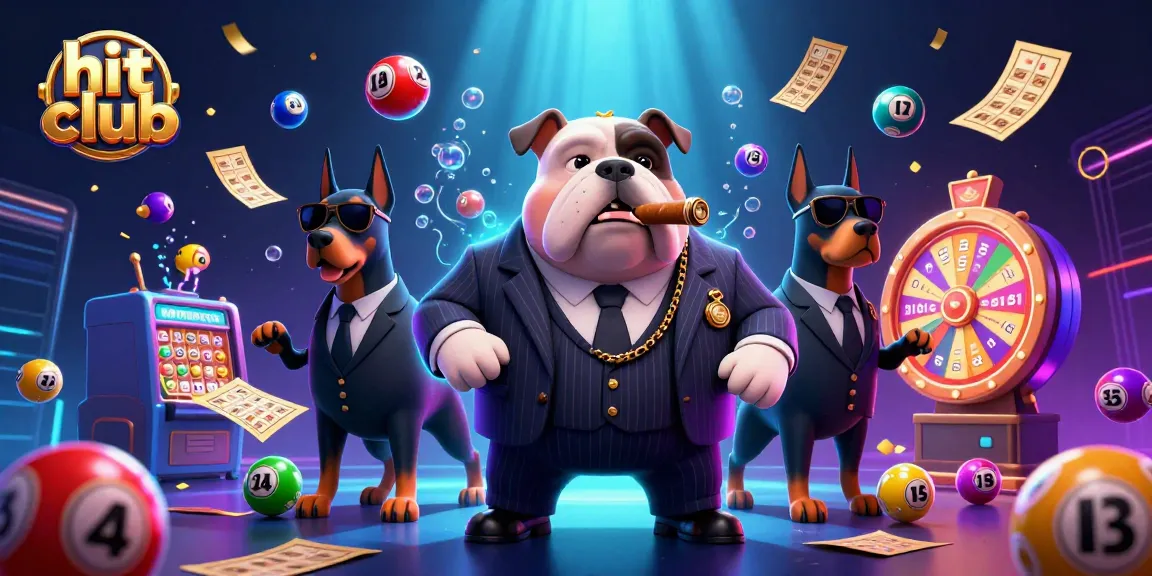 Experience engaging gameplay at hit club with vibrant lottery elements and dynamic characters.