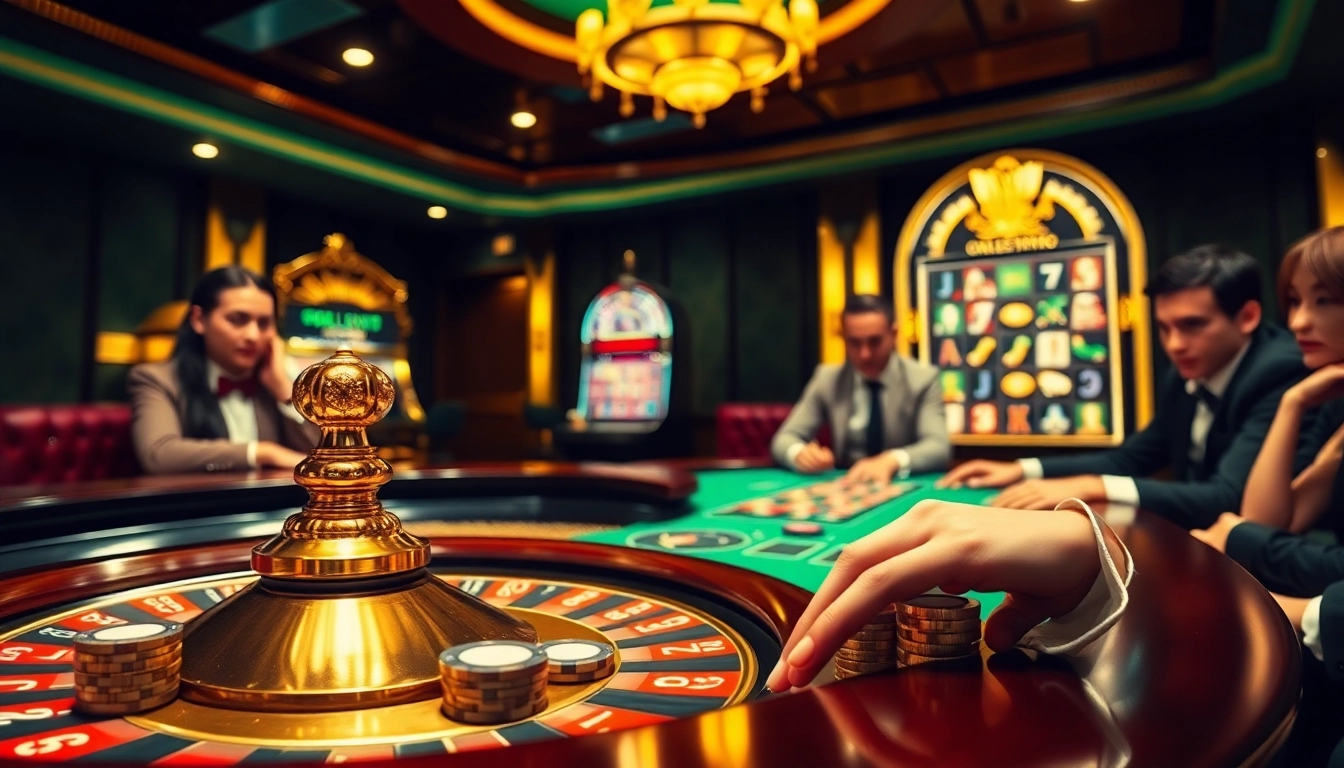 Experience the thrill of f168.tools with high-stakes casino action featuring a roulette table and polished poker chips.