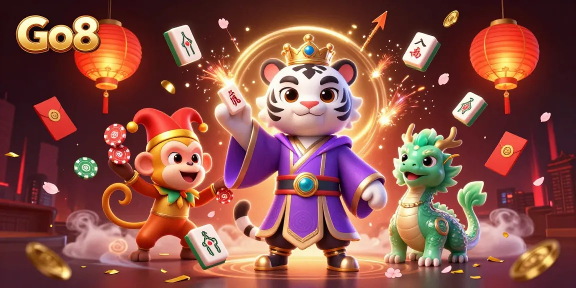 Experience thrilling wins with Go8 at our vibrant online casino sporting captivating elements.