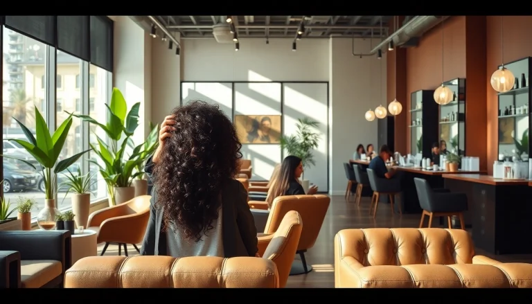Experience premium perm services at Omnia Salon in San Diego, showcasing artistry and comfort.